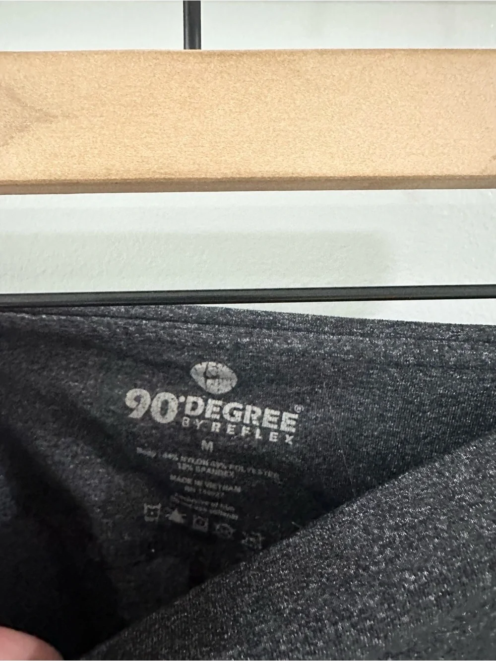 90 Degree By Reflex Cropped Leggings // Gray // Medium